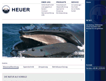 Tablet Screenshot of heuergmbh.de